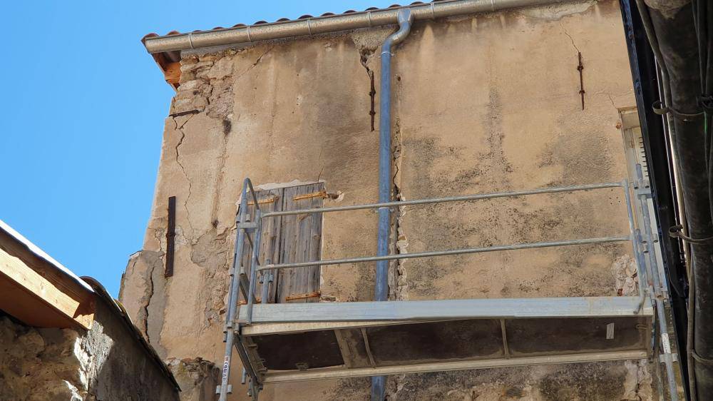 Façades fissurées ou très dégradées